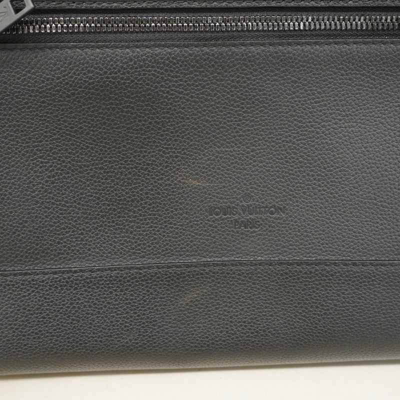 【6fa0099】ルイヴィトン ショルダーバッグ LVアエログラム テイクオフメッセンジャー M57080 ブラック【中古】メンズ