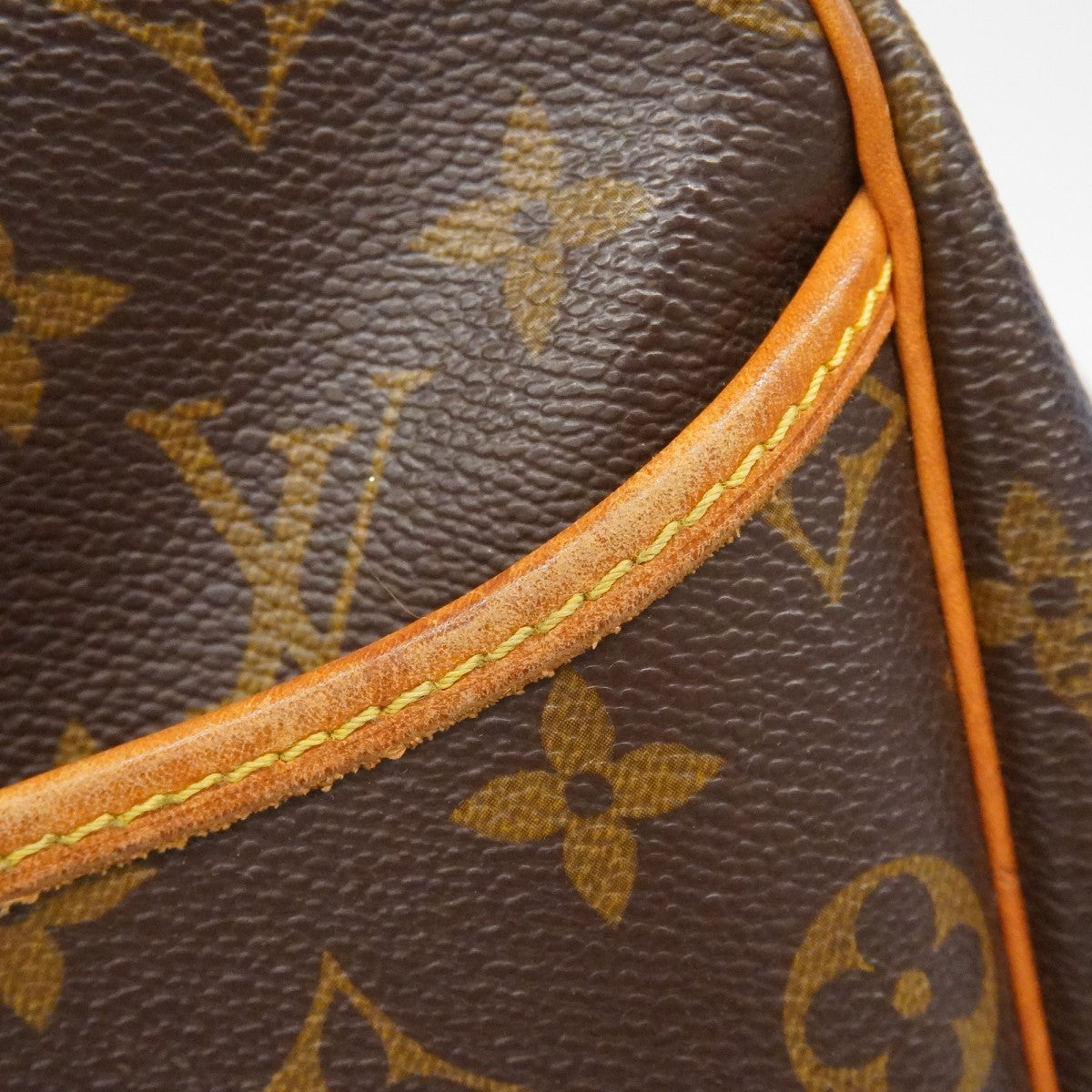 【6fa0102】ルイヴィトン ハンドバッグ モノグラム ドーヴィル M47270 ブラウン【中古】レディース