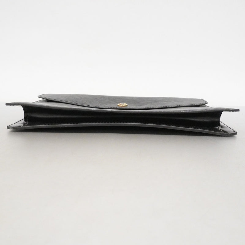 【6fa0104】ルイヴィトン クラッチバッグ エピ モンテーニュ27 M52652 ノワール【中古】レディース
