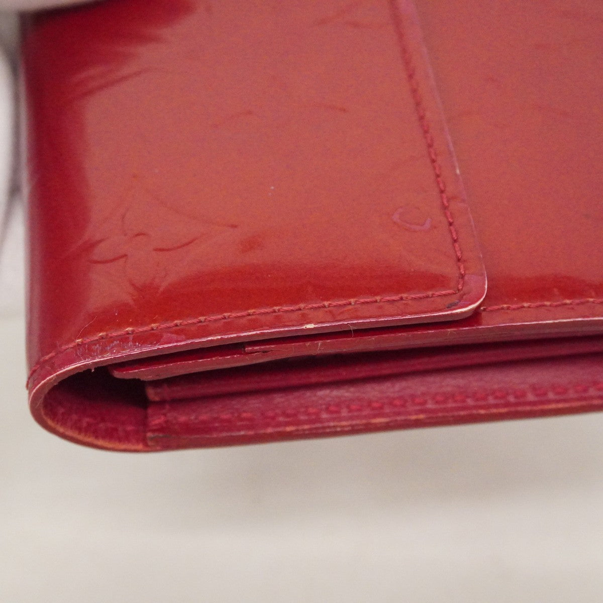 【6fa0109】ルイヴィトン 長財布 ヴェルニ ポルトフォイユ サラ M93530 ポムダムール【中古】レディース