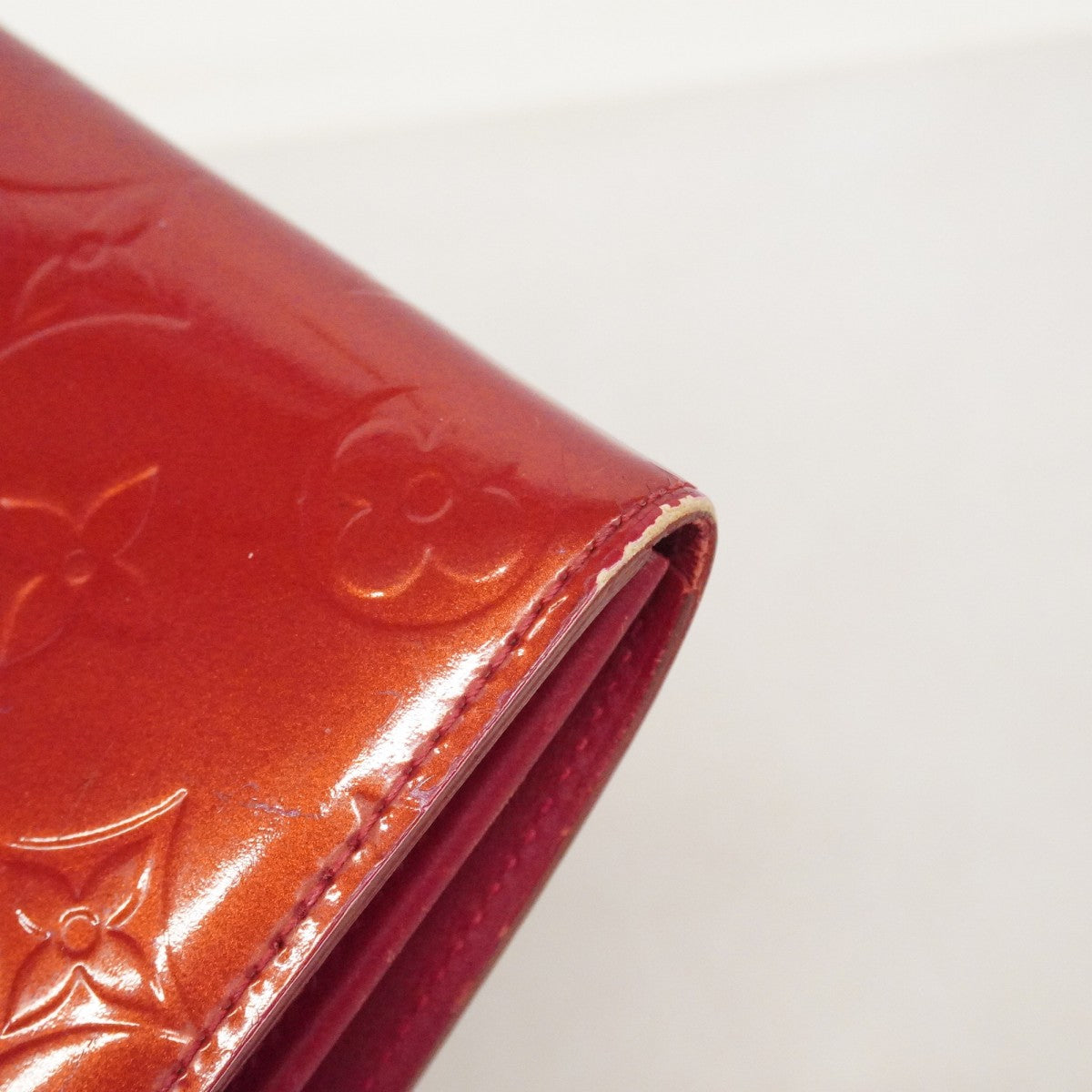 【6fa0109】ルイヴィトン 長財布 ヴェルニ ポルトフォイユ サラ M93530 ポムダムール【中古】レディース
