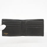 【6fa0110】シャネル 札入れ ビコローレ ラムスキン ブラック ゴールド金具【中古】レディース