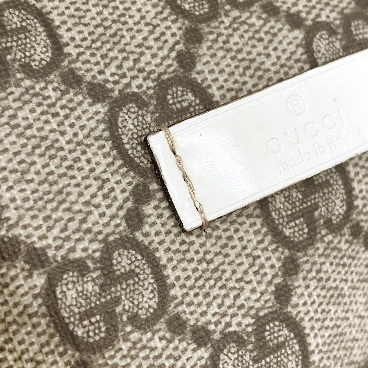 【6fa0113-k】グッチ ハンドバッグ GGスプリーム PVC ブラウン シャンパンゴールド金具【中古】レディース
