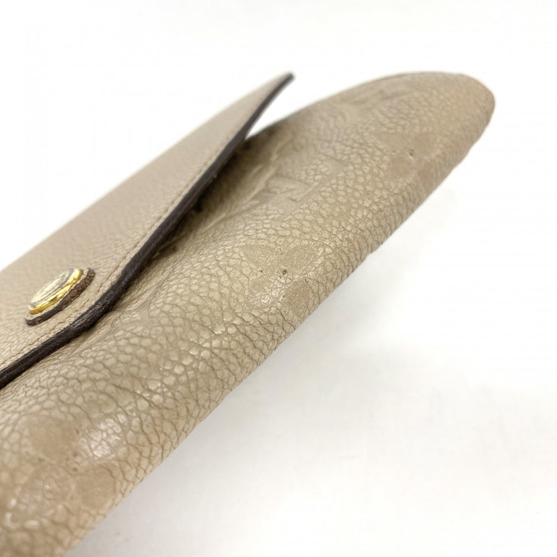 【6fa0115-k】ルイヴィトン 長財布 モノグラム・アンプラント ポルトフォイユサラ M68708 トゥルトレール【中古】レディース
