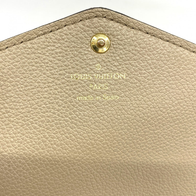 【6fa0115-k】ルイヴィトン 長財布 モノグラム・アンプラント ポルトフォイユサラ M68708 トゥルトレール【中古】レディース