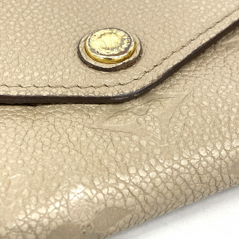 【6fa0115-k】ルイヴィトン 長財布 モノグラム・アンプラント ポルトフォイユサラ M68708 トゥルトレール【中古】レディース