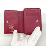 【6fa0118-k】ルイヴィトン 財布 モノグラム ポルトフォイユルー M82377 フューシャ【中古】レディース