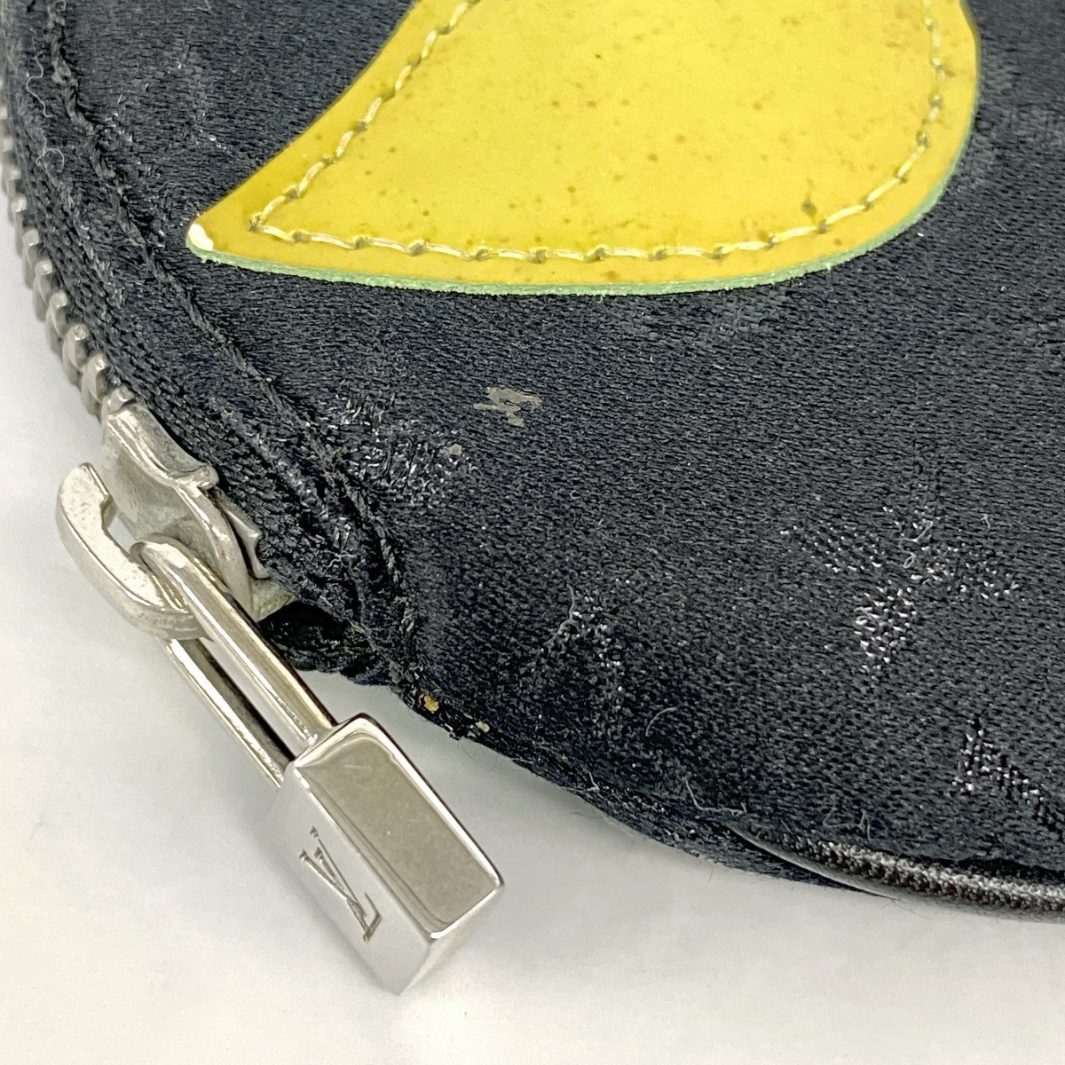 【6fa0120-k】ルイヴィトン コインケース モノグラム・サテン コントドゥフェ M92272 ノワール【中古】レディース