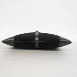 【6fa0124-k】グッチ ハンドバッグ ジャッキー 001 4060 スウェード ブラック ゴールド金具【中古】レディース