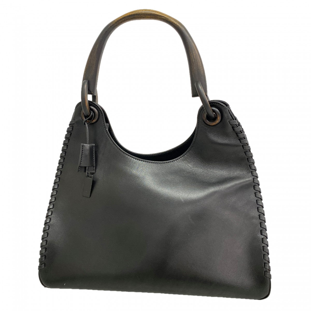 【6fa0134-k】グッチ ハンドバッグ 106236 レザー ブラック シルバー金具【中古】レディース