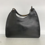 【6fa0134-k】グッチ ハンドバッグ 106236 レザー ブラック シルバー金具【中古】レディース