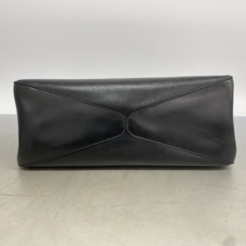 【6fa0134-k】グッチ ハンドバッグ 106236 レザー ブラック シルバー金具【中古】レディース