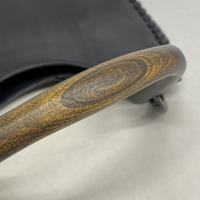 【6fa0134-k】グッチ ハンドバッグ 106236 レザー ブラック シルバー金具【中古】レディース