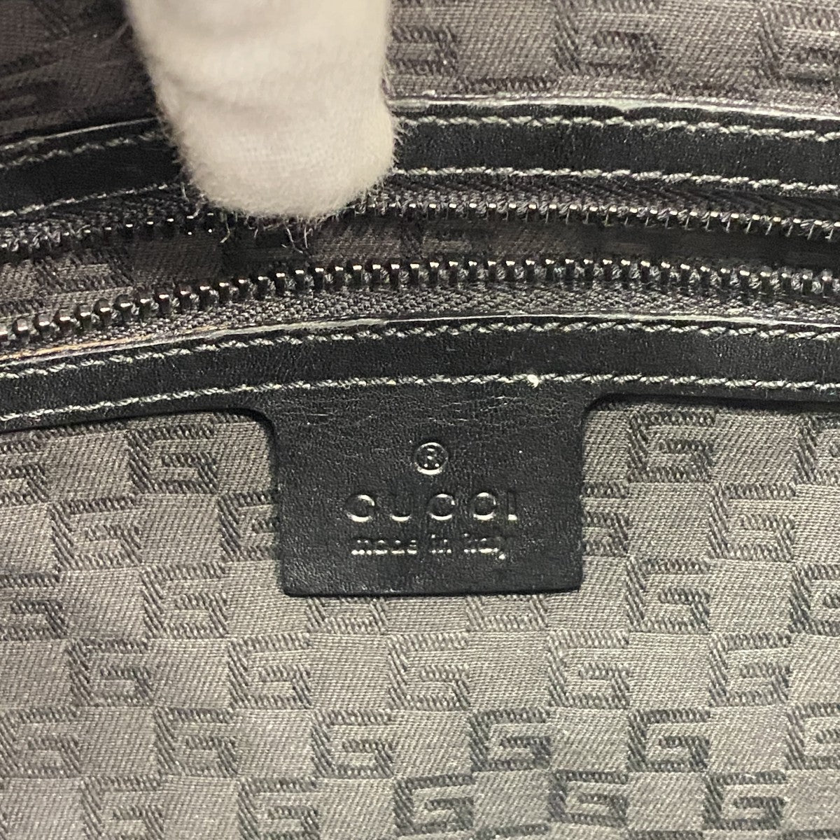 【6fa0134-k】グッチ ハンドバッグ 106236 レザー ブラック シルバー金具【中古】レディース