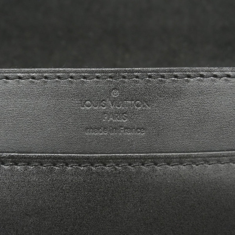 【6fa0145-k】ルイヴィトン ショルダーバッグ ポシェットルイーズGM N92152 パイソン ブラック【中古】レディース