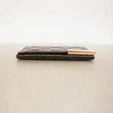 【6fa0149-k】グッチ 名刺入れ グッチシマ 278561 レザー ブラウン ゴールド金具【中古】メンズ レディース ユニセックス