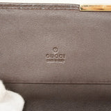【6fa0149-k】グッチ 名刺入れ グッチシマ 278561 レザー ブラウン ゴールド金具【中古】メンズ レディース ユニセックス