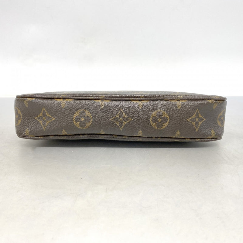 【6fa0152】ルイヴィトン ポーチ モノグラム ポシェットアクセソワール M40712 ブラウン【中古】レディース