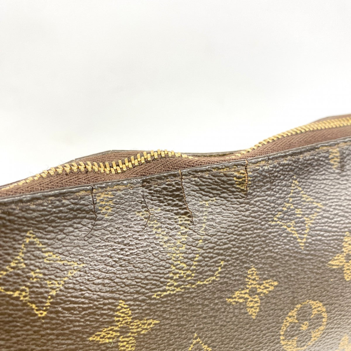 【6fa0152】ルイヴィトン ポーチ モノグラム ポシェットアクセソワール M40712 ブラウン【中古】レディース