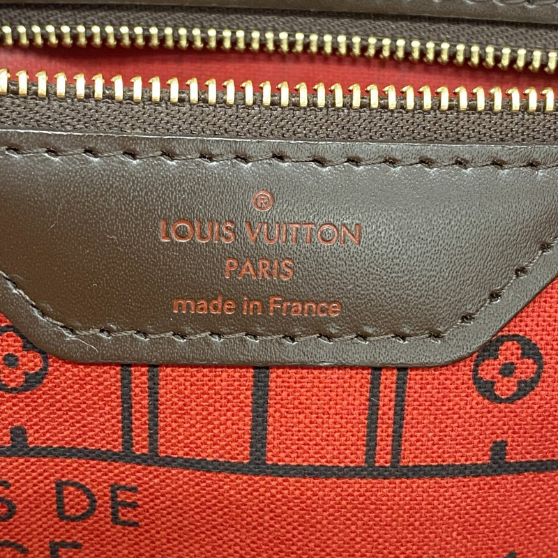 【6fa0154】ルイヴィトン トートバッグ ダミエ ネヴァーフルMM N51105 エベヌ【中古】レディース