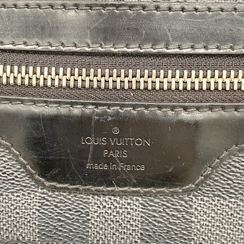 【6fa0156】ルイヴィトン ショルダーバッグ ダミエ・アズール ミックMM N41106 ブラック【中古】メンズ