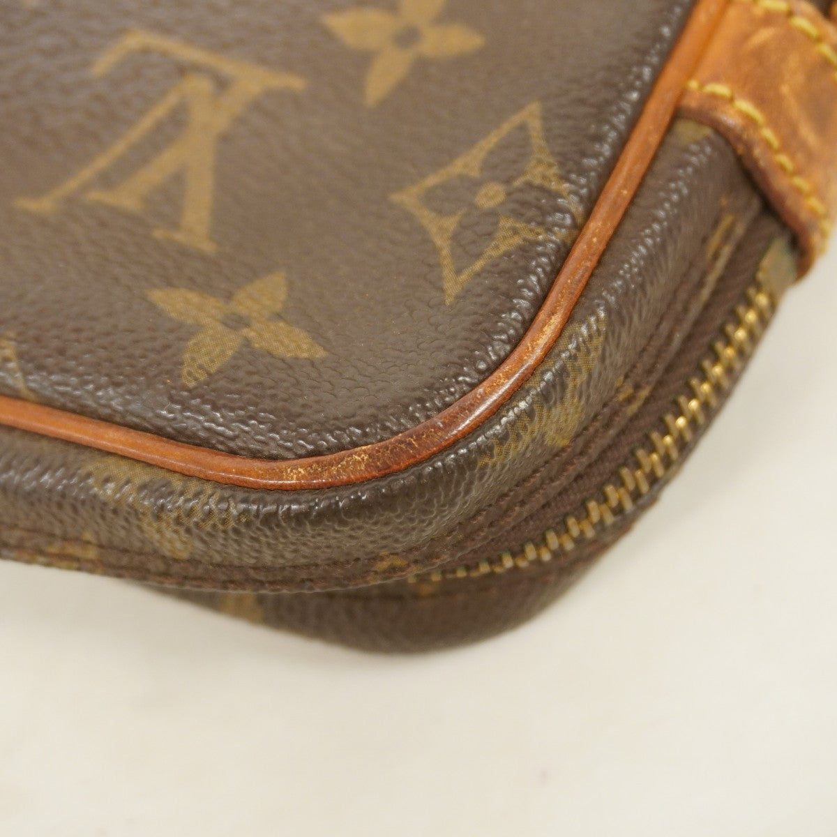 【6fa0161】ルイヴィトン クラッチバッグ モノグラム マルリードラゴンヌGM M51825 ブラウン【中古】メンズ