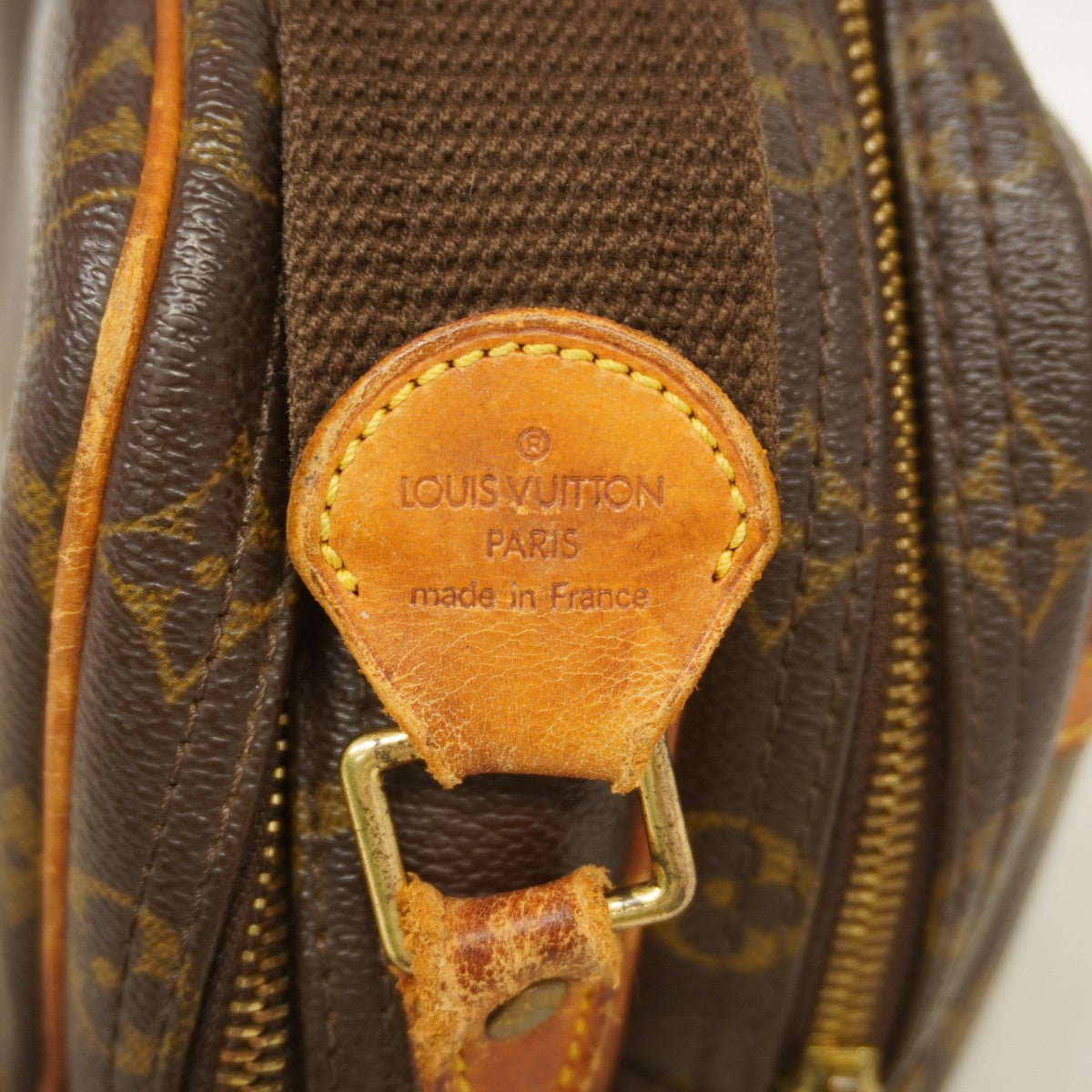 【6fa0167】ルイヴィトン ショルダーバッグ モノグラム リポーターPM M45254 ブラウン【中古】レディース