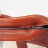 【6fa0170】エルメス ハンドバッグ フールトゥPM トワルアッシュ レザー ボルドー シルバー金具 □F刻印【中古】レディース