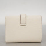 【6fa0171】エルメス 三つ折り財布 ベアンコンビネ シェブルミゾル マッシュルーム ゴールド金具 U刻印【中古】レディース
