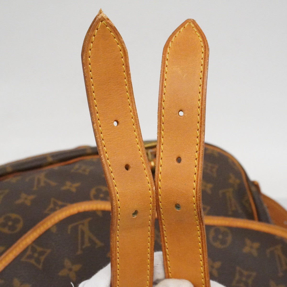 【6fa0173】ルイヴィトン ショルダーバッグ モノグラム ソミュール43 M42252 ブラウン【中古】レディース