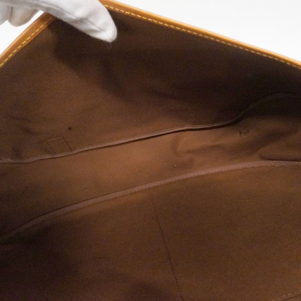 【6fa0173】ルイヴィトン ショルダーバッグ モノグラム ソミュール43 M42252 ブラウン【中古】レディース