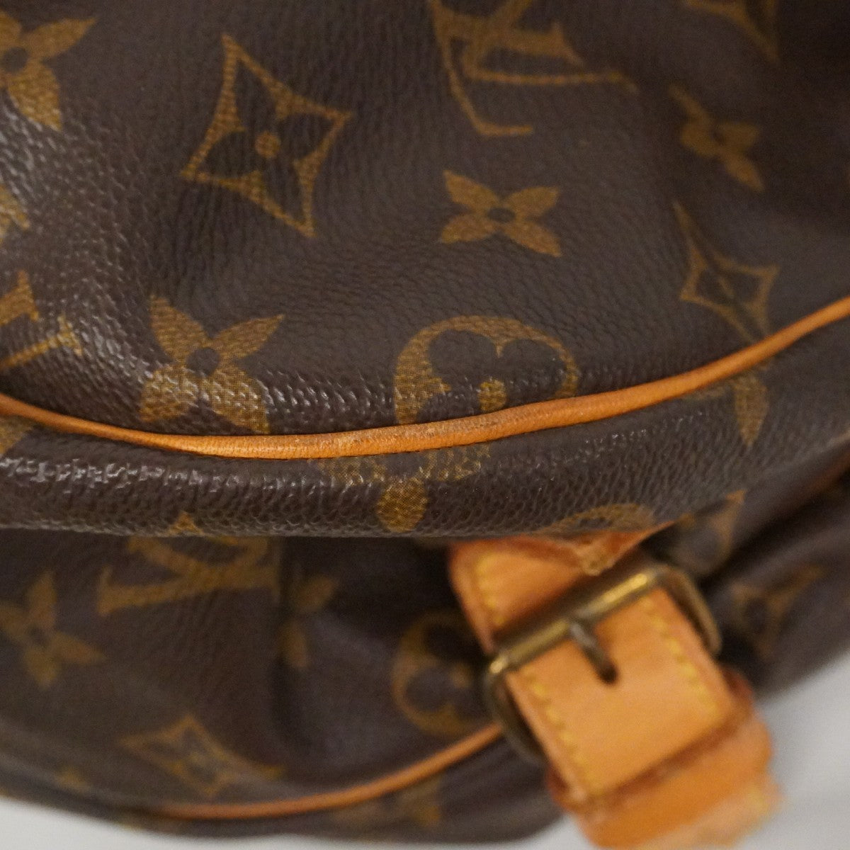 【6fa0173】ルイヴィトン ショルダーバッグ モノグラム ソミュール43 M42252 ブラウン【中古】レディース