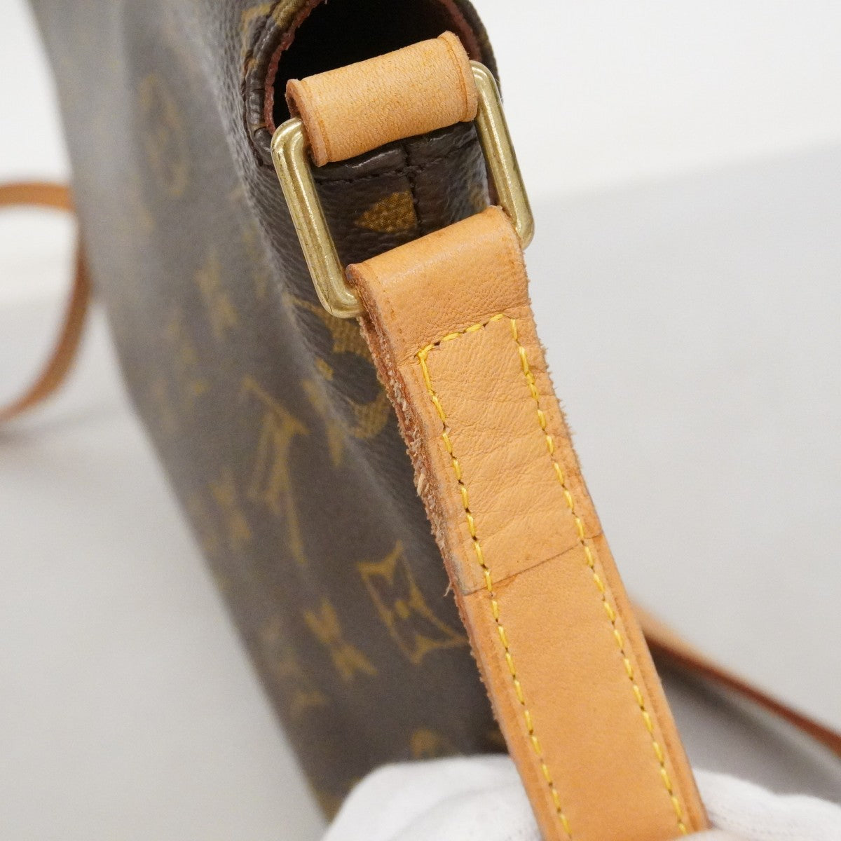 【6fa0175】ルイヴィトン ショルダーバッグ モノグラム ミュゼットタンゴロングストラップ M51388 ブラウン【中古】レディース