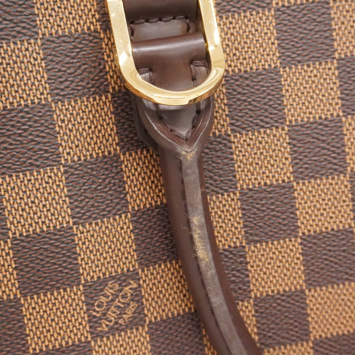 【6fa0179】ルイヴィトン ハンドバッグ ダミエ トリアナ N51155 エベヌ【中古】レディース
