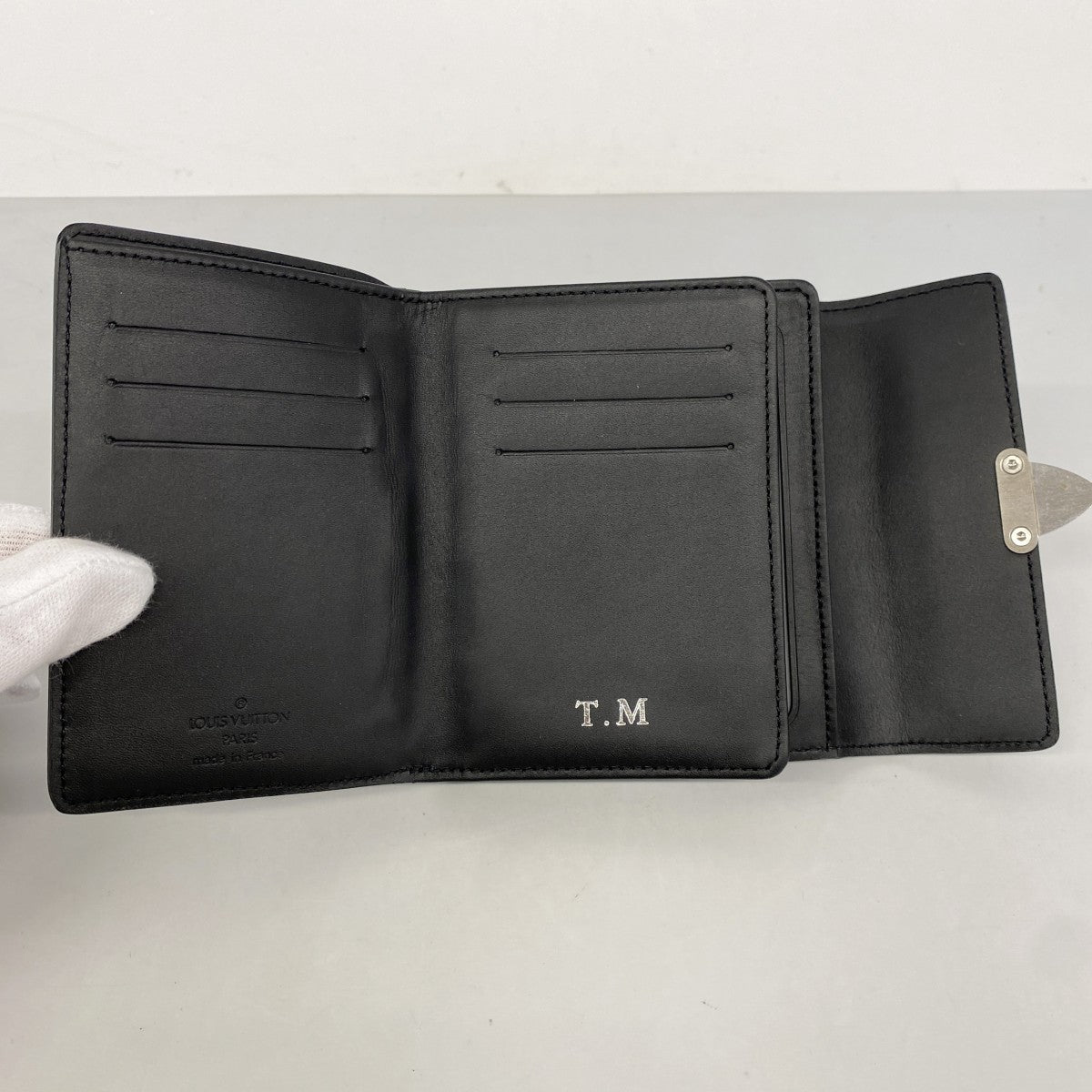 【6fa0180-k】ルイヴィトン 三つ折り財布 ノマド ポルトフォイユコアラ M85044 ノワール【中古】メンズ レディース ユニセックス