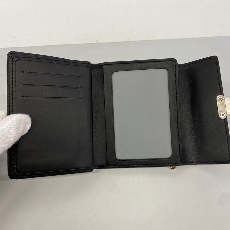【6fa0180-k】ルイヴィトン 三つ折り財布 ノマド ポルトフォイユコアラ M85044 ノワール【中古】メンズ レディース ユニセックス