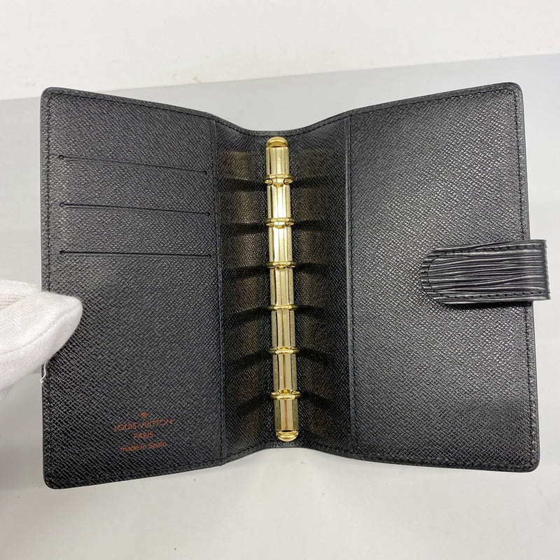 【6fa0182-k】ルイヴィトン 手帳カバー エピ アジェンダPM R20052 ノワール【中古】メンズ レディース ユニセックス
