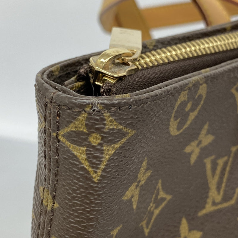 【6fa0193-k】ルイヴィトン トートバッグ モノグラム カバメゾ M51151 ブラウン【中古】レディース