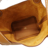 【6fa0202】エルメス ハンドバッグ ピコタンロックPM トリヨンクレマンス ゴールド ゴールド金具 K刻印【中古】レディース