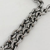 【6fa0219-k】グッチ ハンドバッグ GGキャンバス ホースビット 114923 キャンバス ブラック シルバー金具【中古】レディース