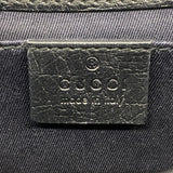 【6fa0219-k】グッチ ハンドバッグ GGキャンバス ホースビット 114923 キャンバス ブラック シルバー金具【中古】レディース