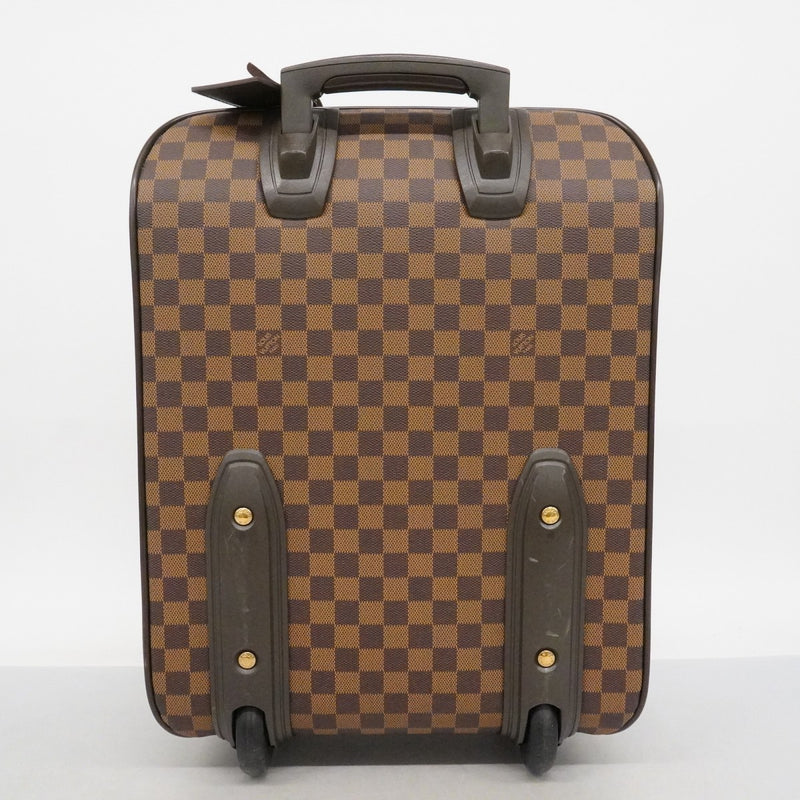 【6fa0220-k】ルイヴィトン キャリーバッグ ダミエ ぺガス45 N23293 エベヌ【中古】メンズ レディース ユニセックス