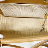 【6fa0223-h】エルメス ショルダーバッグ エールバックカバPM トワルGM ナチュラル シルバー金具 □G刻印【中古】レディース