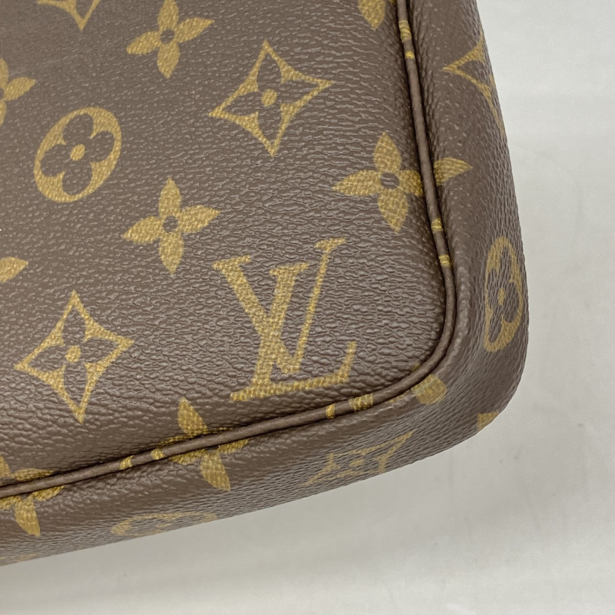 【6fa0227-h】ルイヴィトン ポーチ モノグラム ポシェットアクセソワール M51980 ブラウン【中古】レディース