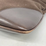 【6fa0231-k】グッチ ショルダーバッグ ジャッキー 28629 キャンバス ブラウン シルバー金具【中古】レディース