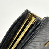 【6fa0234-k】ルイヴィトン 財布 エピ ポルトモネビエヴィエノワ M63642 ノワール【中古】レディース
