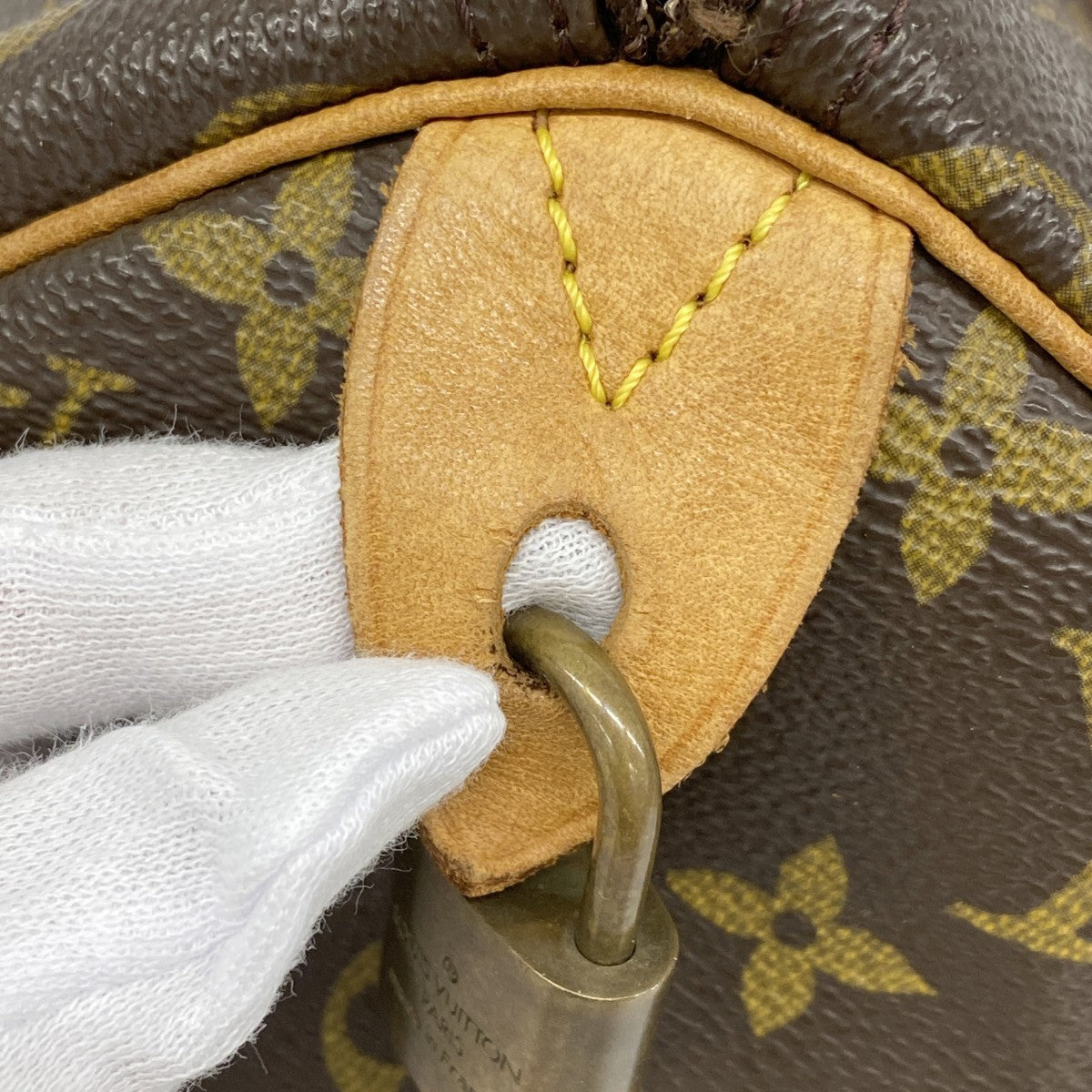 【6fa0239】ルイヴィトン ハンドバッグ モノグラム スピーディ30 M41108 ブラウン【中古】レディース