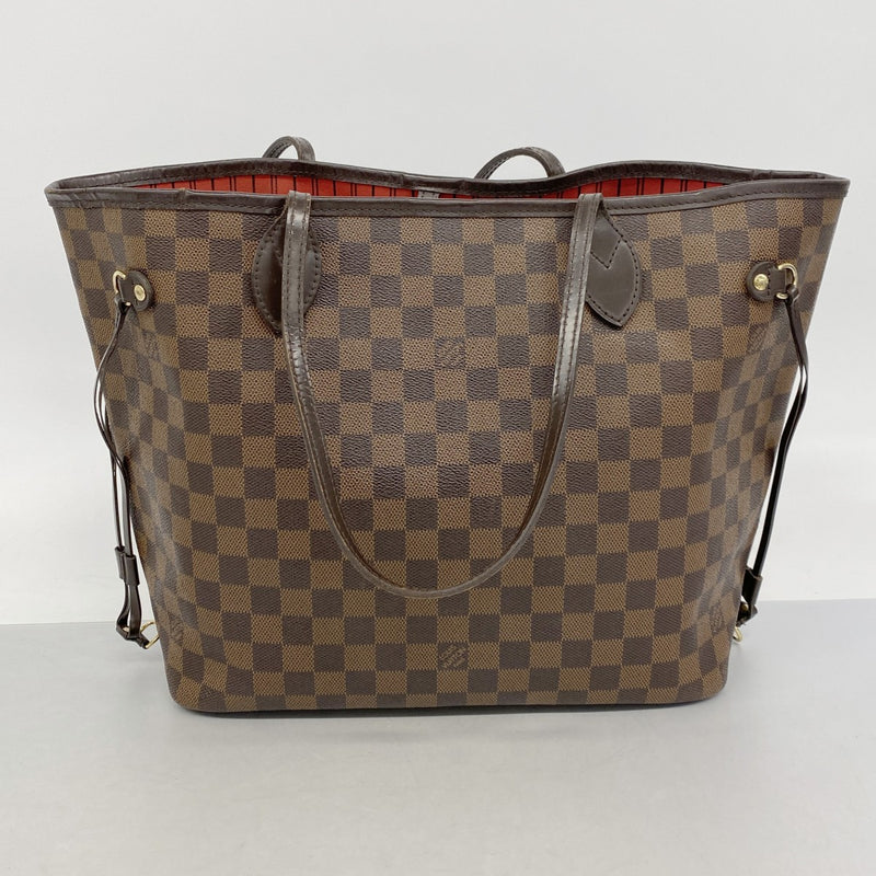 【6fa0248】ルイヴィトン トートバッグ ダミエ ネヴァーフルMM N41358 エベヌ【中古】レディース
