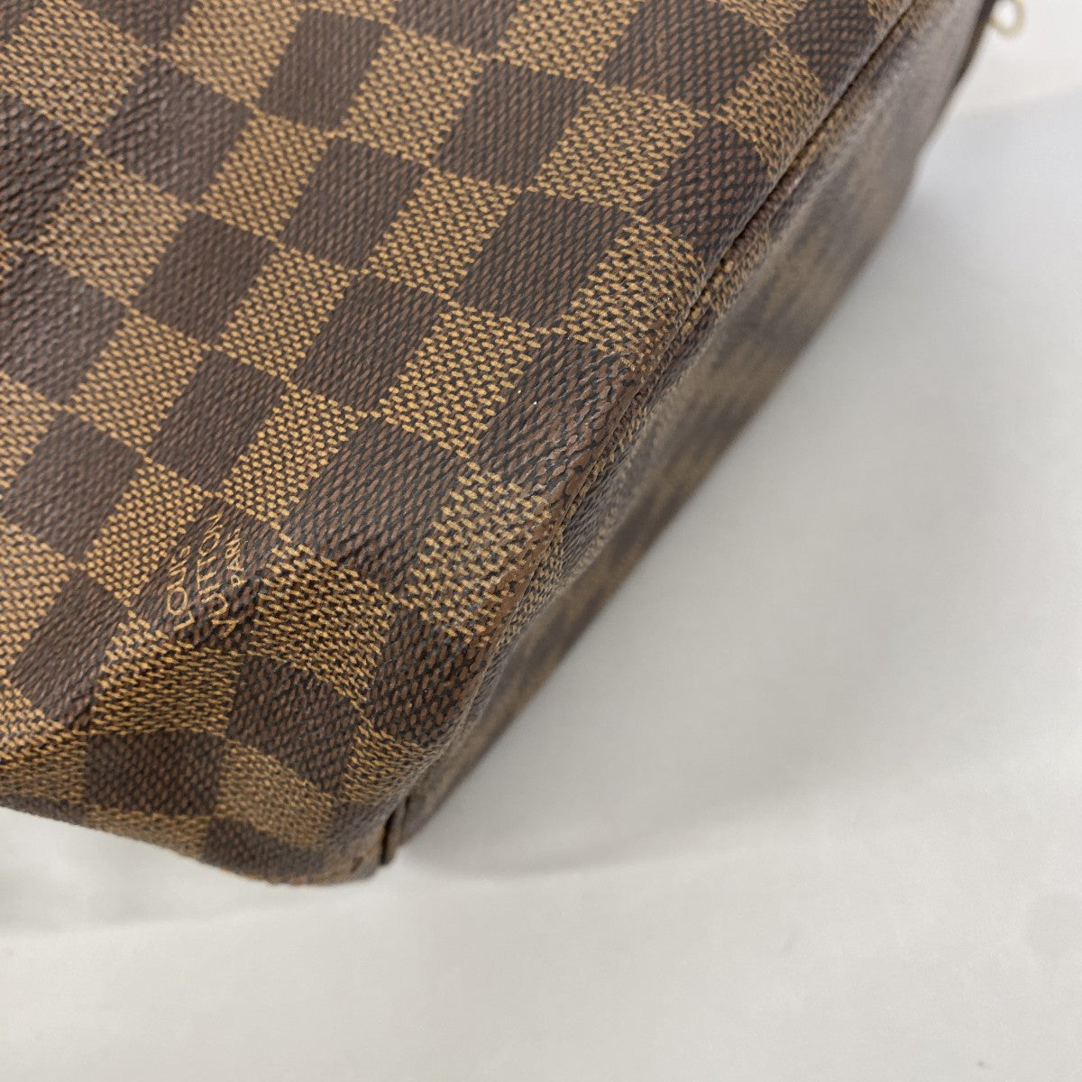 【6fa0250】ルイヴィトン トートバッグ ダミエ ネヴァーフルMM N51105 エベヌ【中古】レディース