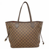 【6fa0250】ルイヴィトン トートバッグ ダミエ ネヴァーフルMM N51105 エベヌ【中古】レディース